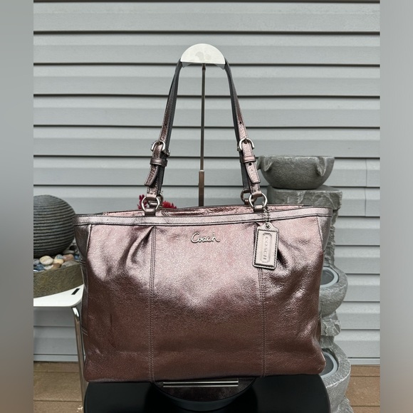 Coach Metallic Tote Bag - Picture 1 of 14
